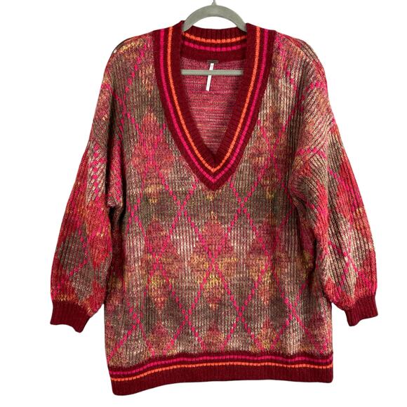 Free People Sweaters - Free People Oversize Wool Blend Sweater Small